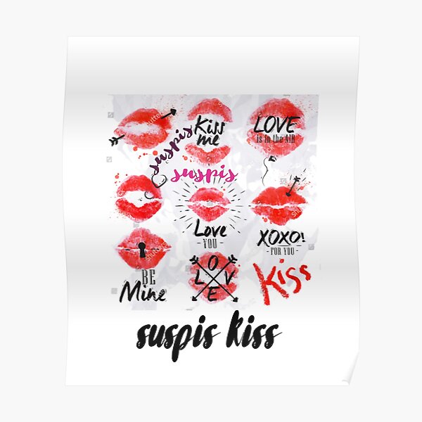 Bailey Sarian Suspish kiss Poster RB1608 product Offical bailey sarian Merch
