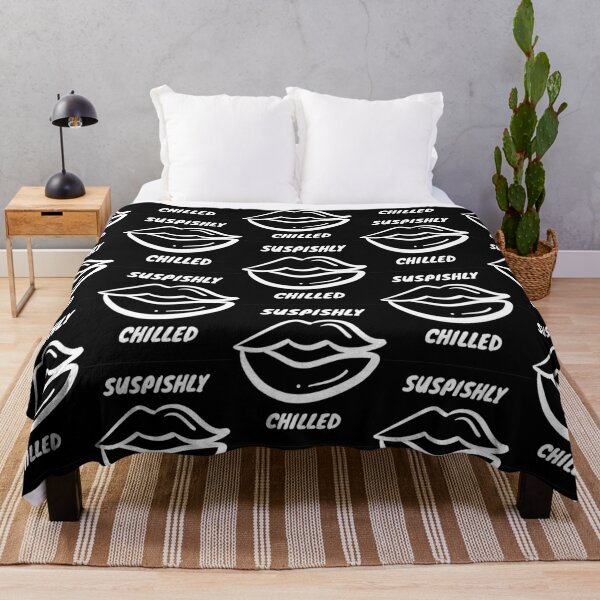Bailey Sarian Suspish-SUSPISHLY CHILLED  Throw Blanket RB1608 product Offical bailey sarian Merch