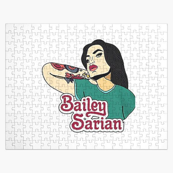 Bailey Sarian unisex sticker Jigsaw Puzzle RB1608 product Offical bailey sarian Merch